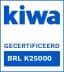 Kiwa BRL K25000 gecertificeerd