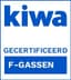 Kiwa F-gassen gecertificeerd